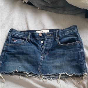 Blue jean skirt